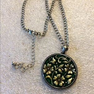 Enamel necklace